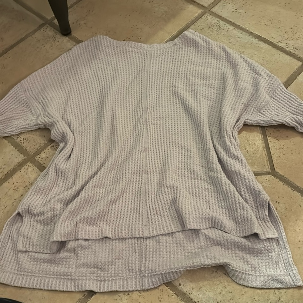 american eagle cable knit tee
